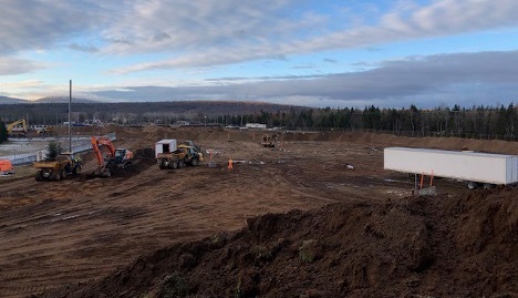 Construction of the new DRDC complex in Valcartier, Quebec. On August 31, 2020, DCC awarded the contract for Phase 1 of the renewed research infrastructure.
