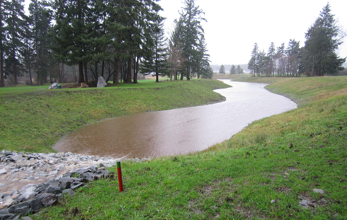 Queen's Ditch following the completion of the roughly $3.75-million project.